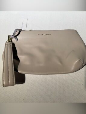 Katie Loxton Taupe Wristlet Clutch